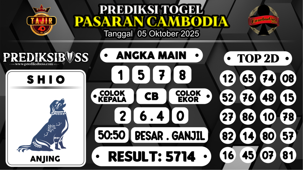 https://prediksibossmbg.com/prediksi-boss-togel-cambodia-minggu-05-oktober-2025/