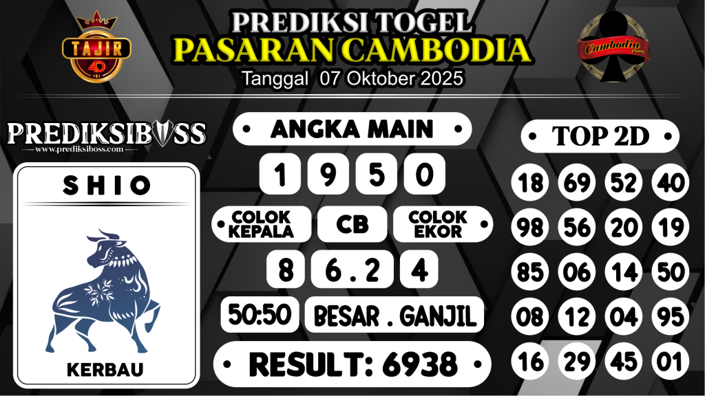 https://prediksibossmbg.com/prediksi-boss-togel-cambodia-selasa-07-oktober-2025/