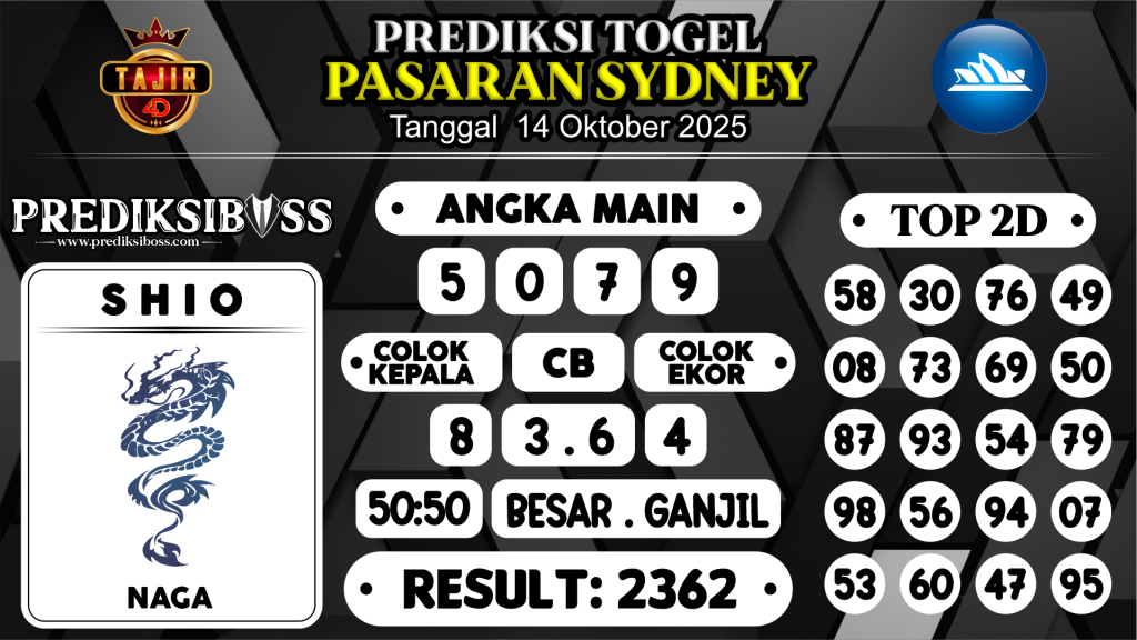 https://prediksibossmbg.com/prediksi-boss-togel-sidney-selasa-14-oktober-2025/