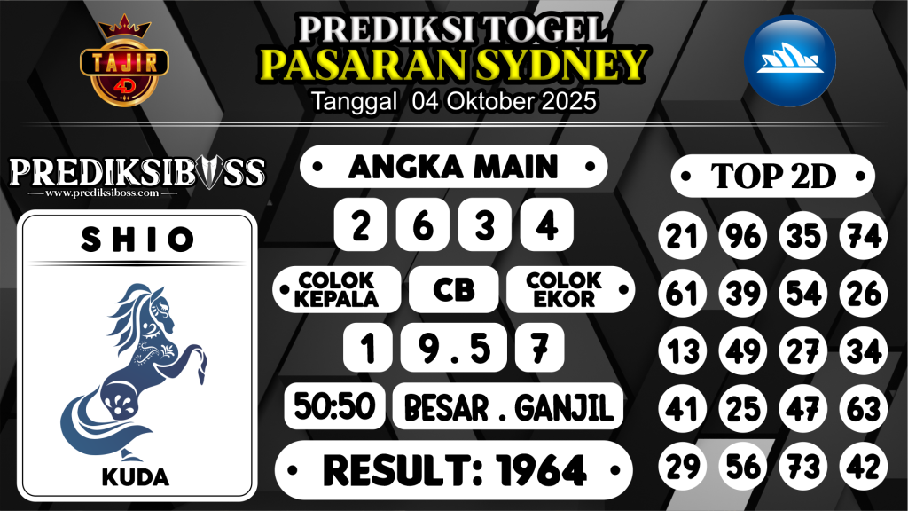 https://prediksibossmbg.com/prediksi-boss-togel-sidney-sabtu-04-oktober-2025/