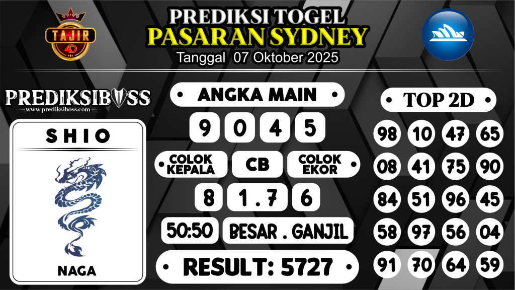 https://prediksibossmbg.com/prediksi-boss-togel-sidney-selasa-07-oktober-2025/
