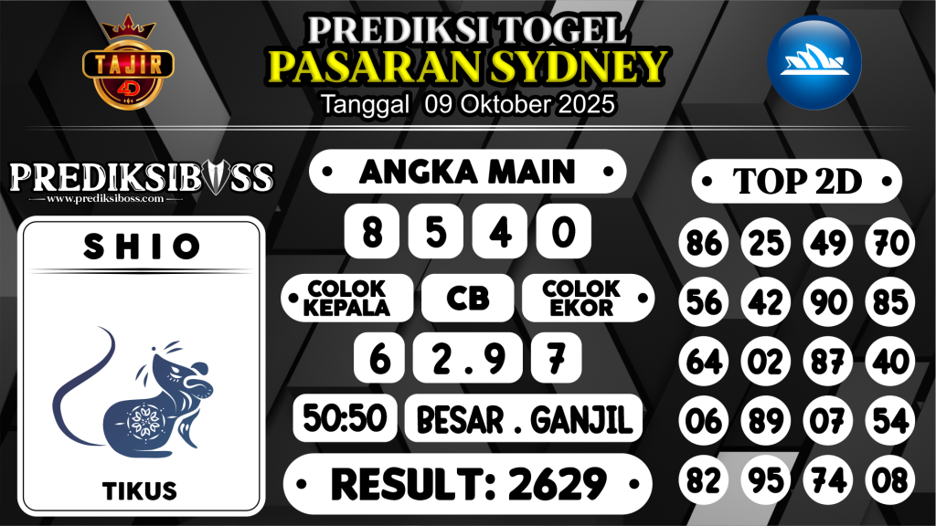 https://prediksibossmbg.com/prediksi-boss-togel-sidney-kamis-09-oktober-2025/