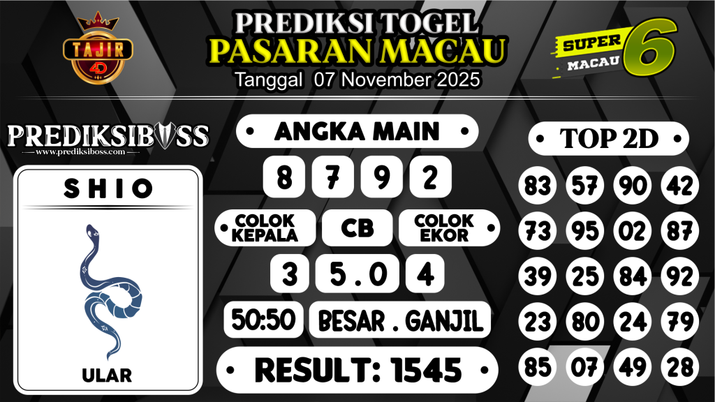 https://prediksibossmbg.com/prediksi-boss-togel-macau-jumat-07-november-2025/