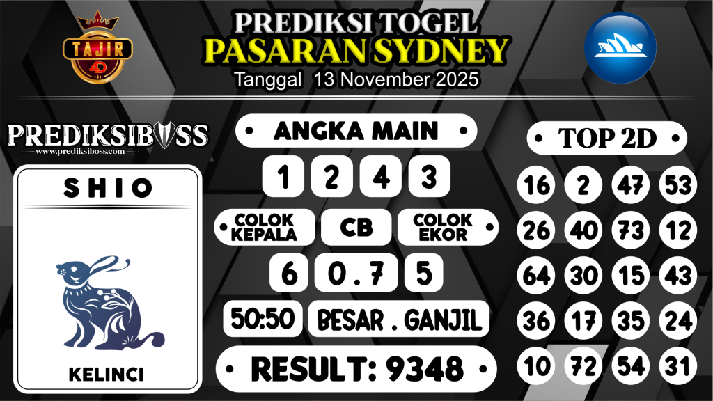 https://prediksibossmbg.com/prediksi-boss-togel-sidney-kamis-13-november-2025/