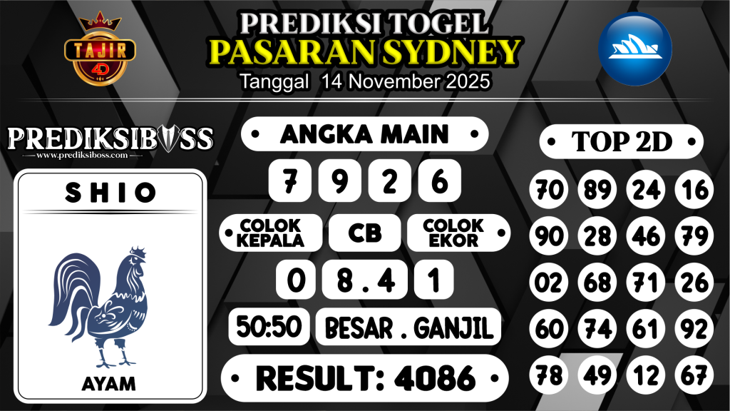 https://prediksibossmbg.com/prediksi-boss-togel-sidney-jumat-14-november-2025/