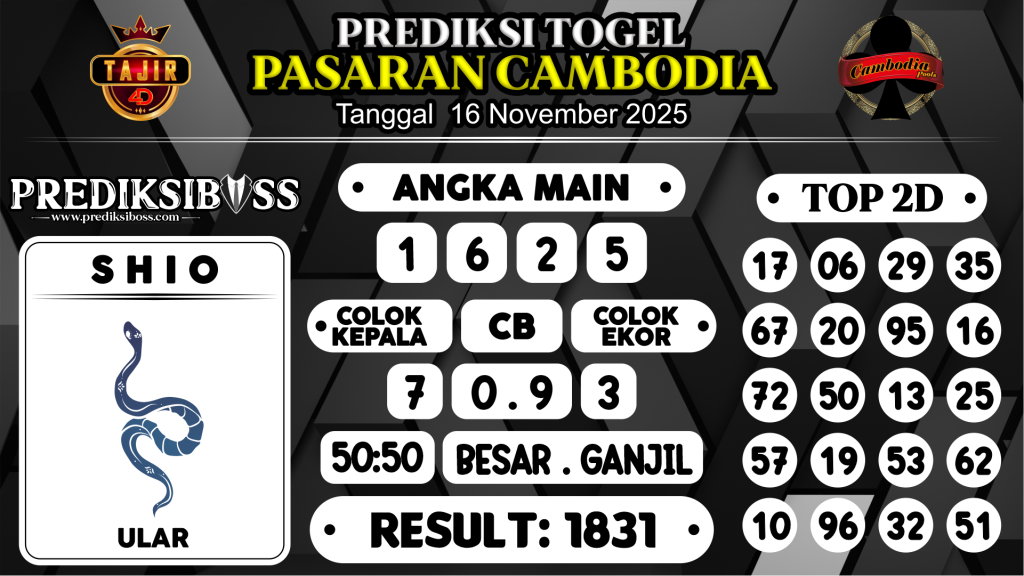 https://prediksibossmbg.com/prediksi-boss-togel-cambodia-minggu-16-november-2025/