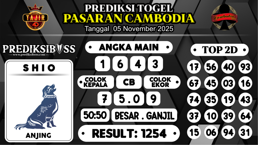 https://prediksibossmbg.com/prediksi-boss-togel-cambodia-rabu-05-november-2025/